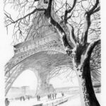 рисунки из онлайн курса "Городские зарисовки"