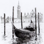 рисунки из онлайн курса "Городские зарисовки"